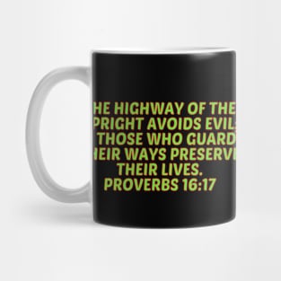 Bible Verse Proverbs 16:7 Mug